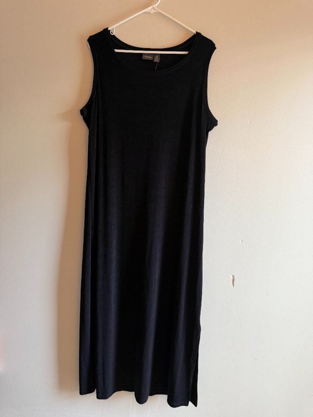 NWT Chico's Travelers Aquarius Dress Black Size 3 XL